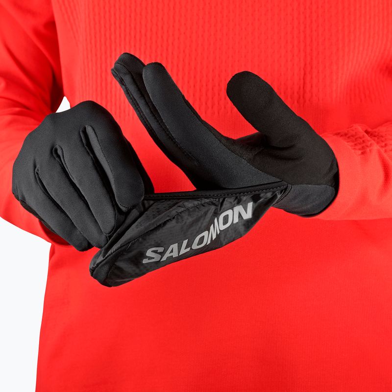 Salomon Fast Wing Winter βαθύ μαύρο γάντια τρεξίματος 5