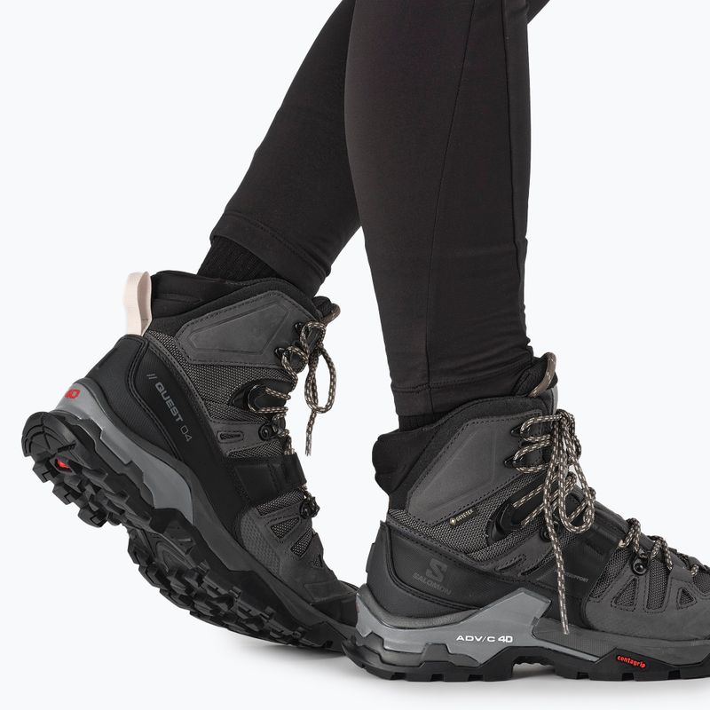 Γυναικείες μπότες πεζοπορίας Salomon Quest 4 GTX magnet/black/sun 16