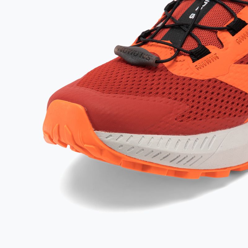 Ανδρικά παπούτσια τρεξίματος Salomon Sense Ride 5 lunar rock/shocking orange/fiery red 7