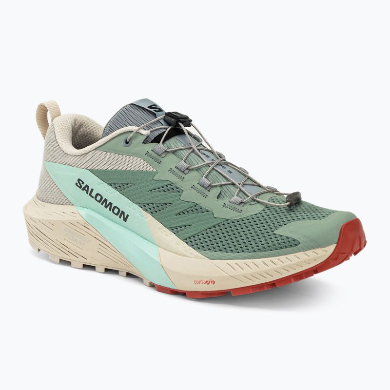 Salomon Sense Ride 5 Lily Pad/Rainy Day/Bleached Aqua ανδρικά παπούτσια για τρέξιμο L47211700