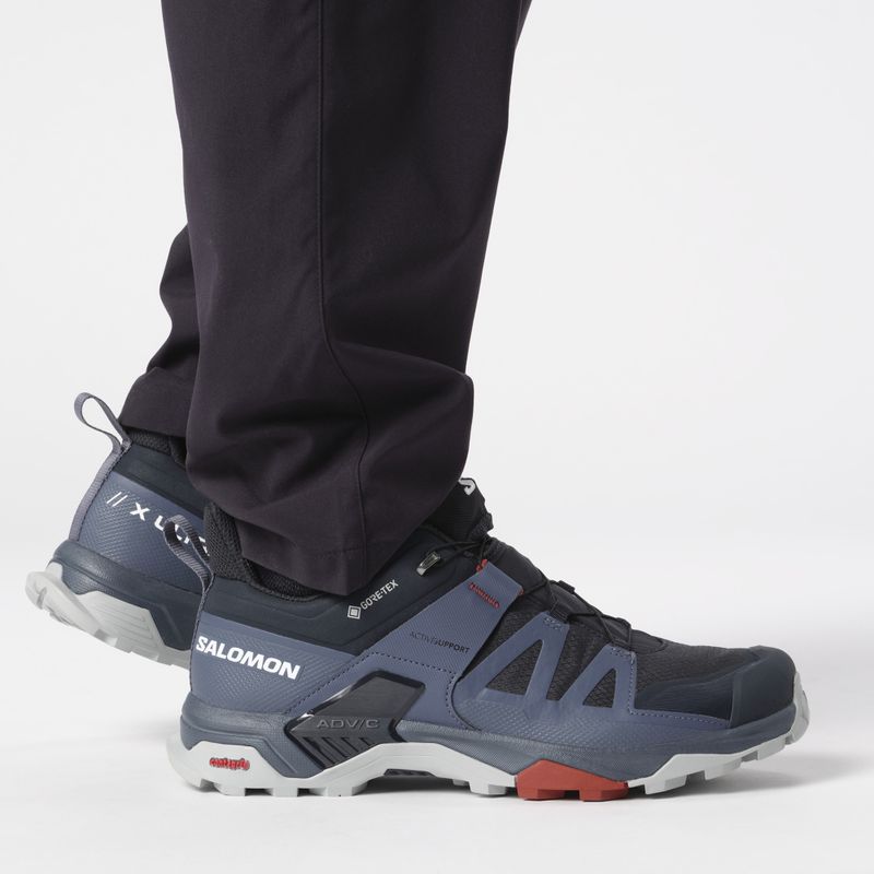 Ανδρικά παπούτσια πεζοπορίας Salomon X Ultra 4 GTX carbon/bering sea/pearl blue 14