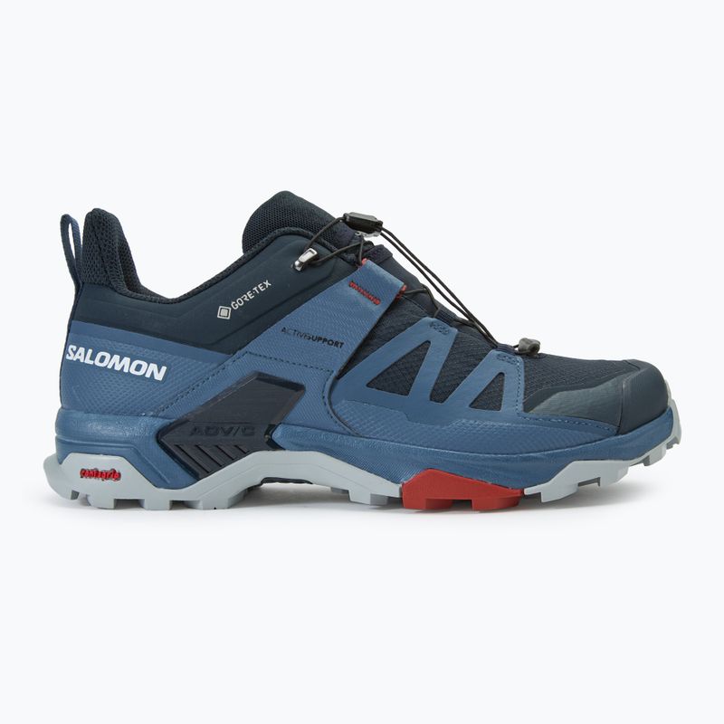 Ανδρικά παπούτσια πεζοπορίας Salomon X Ultra 4 GTX carbon/bering sea/pearl blue 2