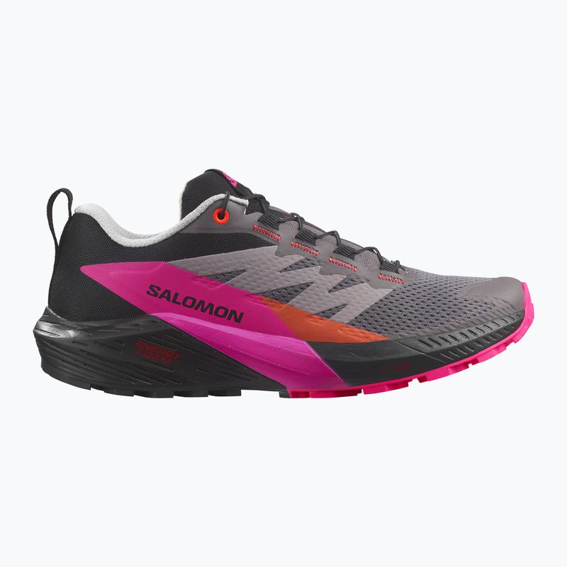 Γυναικεία παπούτσια τρεξίματος Salomon Sense Ride 5 plum kitten/μαύρο/ροζ glo 9