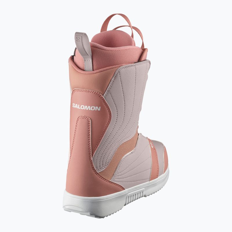 Γυναικείες μπότες snowboard Salomon Pearl Boa ash rose/lilac ash/white 7