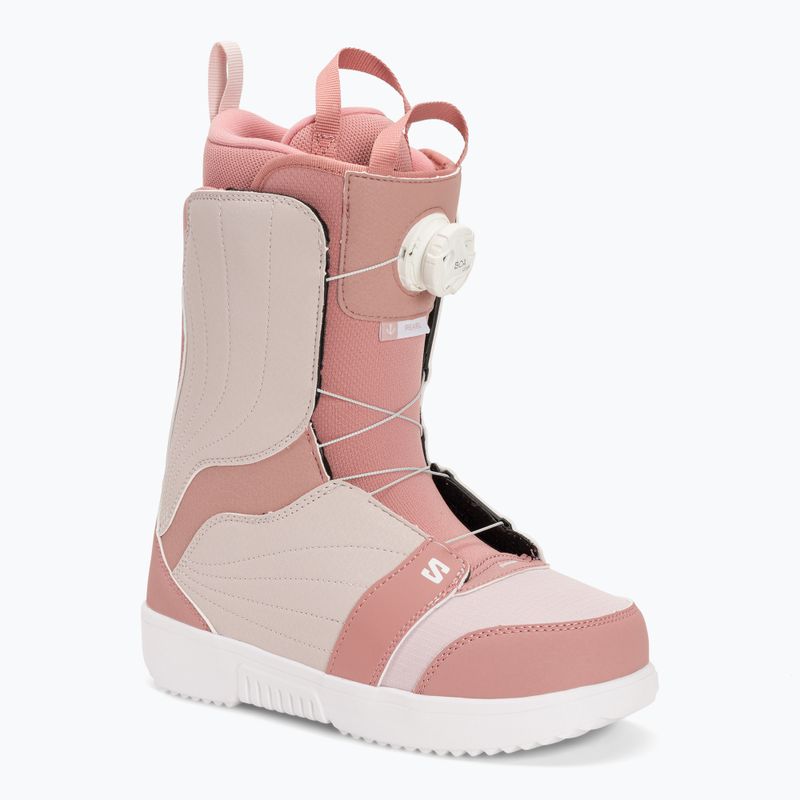 Γυναικείες μπότες snowboard Salomon Pearl Boa ash rose/lilac ash/white