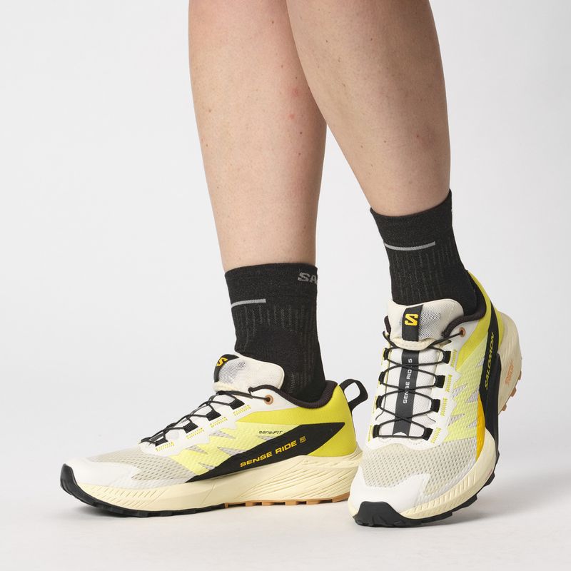 Γυναικεία παπούτσια τρεξίματος Salomon Sense Ride 5 vanila ice/sulphur spring/black 10