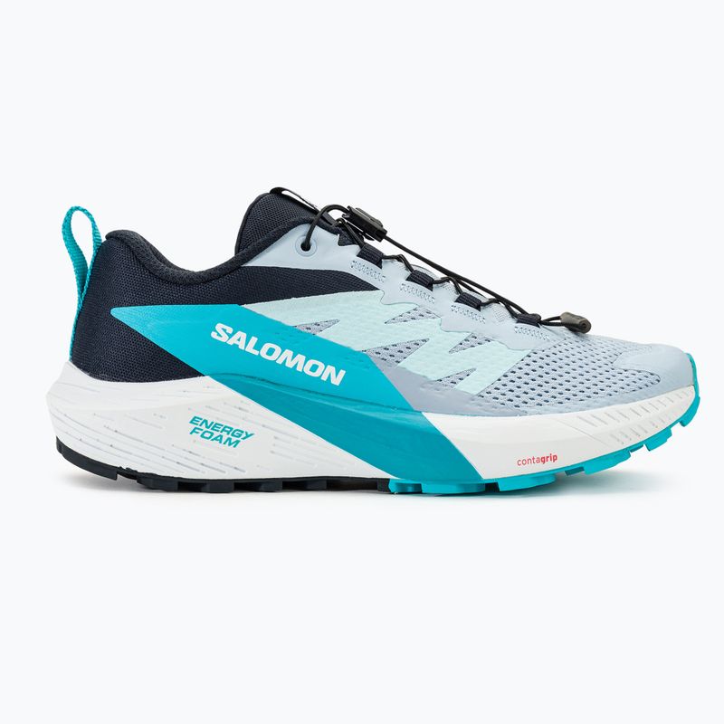 Γυναικεία παπούτσια τρεξίματος Salomon Sense Ride 5 cashmere blue/carbon/peacock blue 2