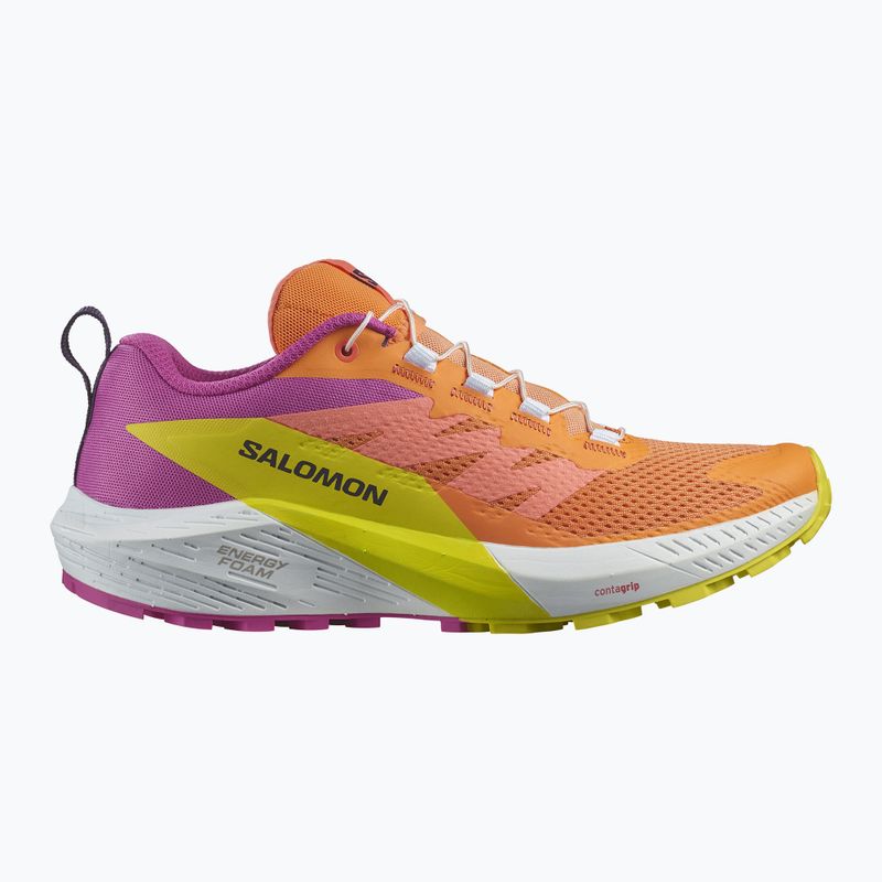 Salomon Sense Ride 5 γυναικεία παπούτσια τρεξίματος bird of paradise/white/sulphur spring 9