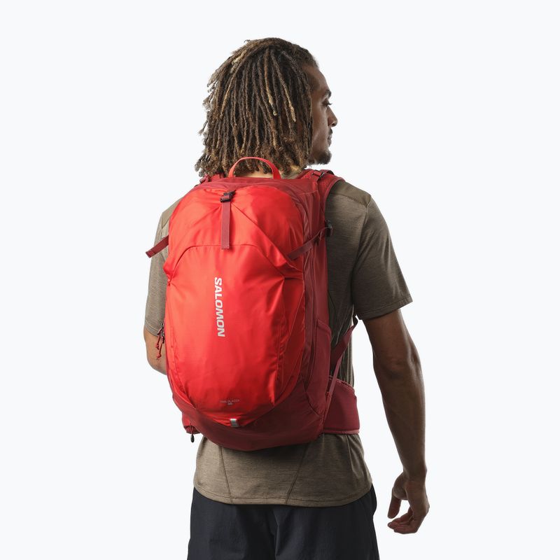 Salomon Trailblazer 30 l σακίδιο πεζοπορίας ντάλια/κόκκινο υψηλού κινδύνου 3