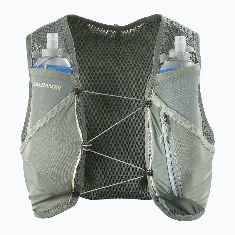 Salomon Active Skin 4 Set γιλέκο για τρέξιμο δάφνινο στεφάνι/κρίνιο μαξιλάρι/πλύσιμο αλόης