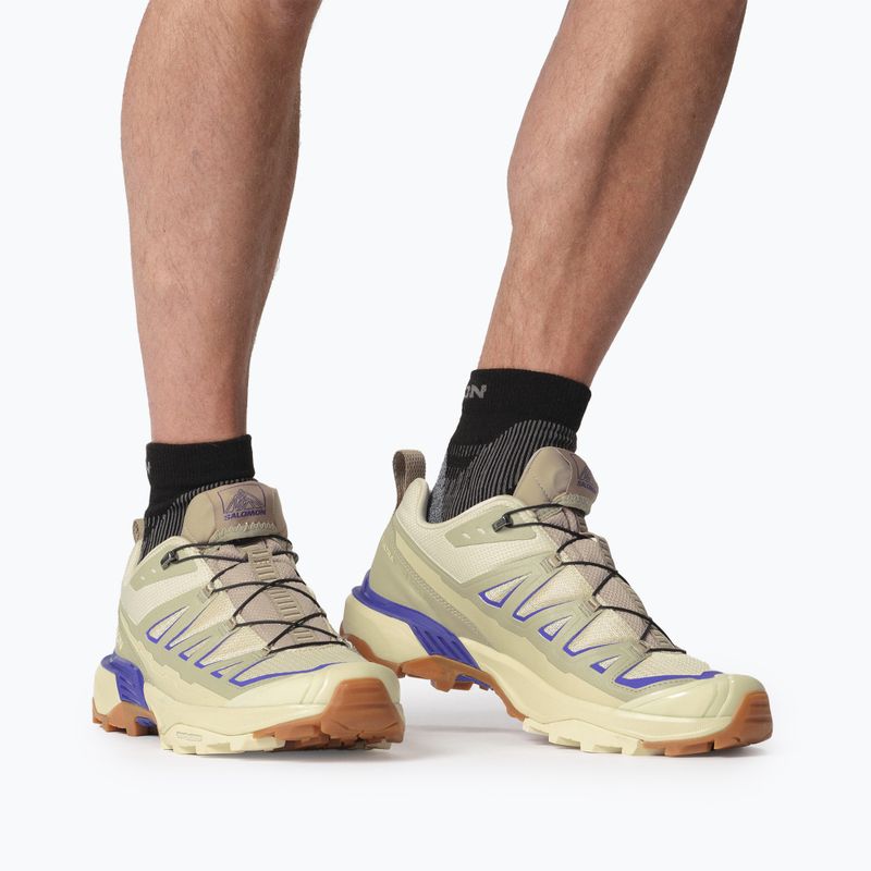 Ανδρικά παπούτσια πεζοπορίας Salomon X Ultra 360 Edge almond milk/vintage khaki/spectrum blue 12