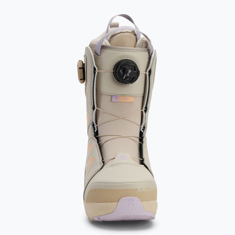 Γυναικείες μπότες snowboard Salomon Ivy Boa SJ Boa W cream/peach fuzz/orchid petal 3