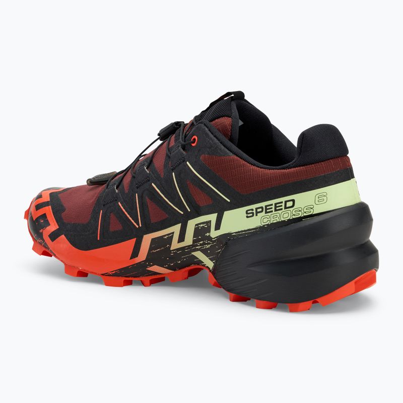 Salomon Speedcross 6 ανδρικά αθλητικά παπούτσια για τρέξιμο ρούμι σταφίδα/τομάτα κεράσι/κογκάκι 3