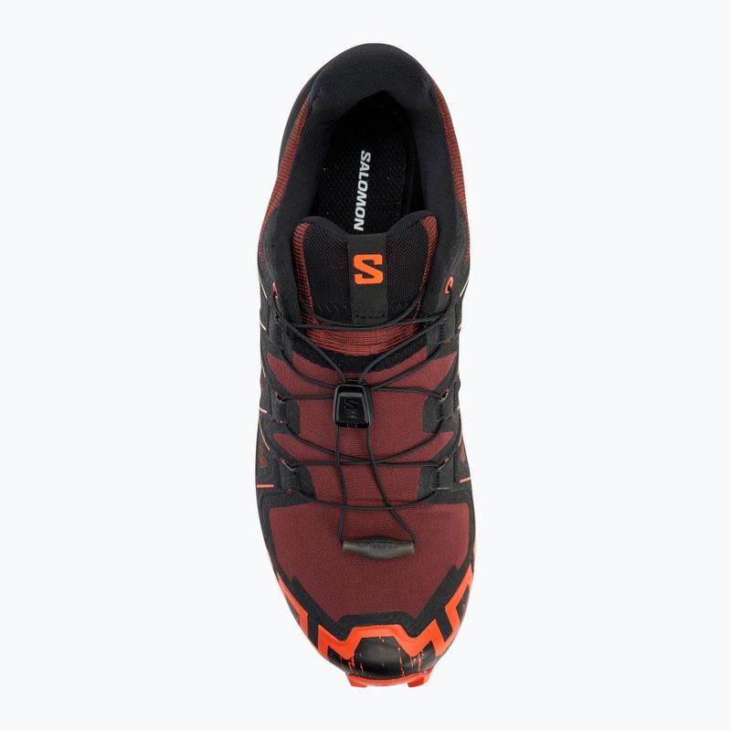 Salomon Speedcross 6 ανδρικά αθλητικά παπούτσια για τρέξιμο ρούμι σταφίδα/τομάτα κεράσι/κογκάκι 5