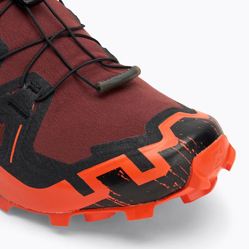 Salomon Speedcross 6 ανδρικά αθλητικά παπούτσια για τρέξιμο ρούμι σταφίδα/τομάτα κεράσι/κογκάκι 7