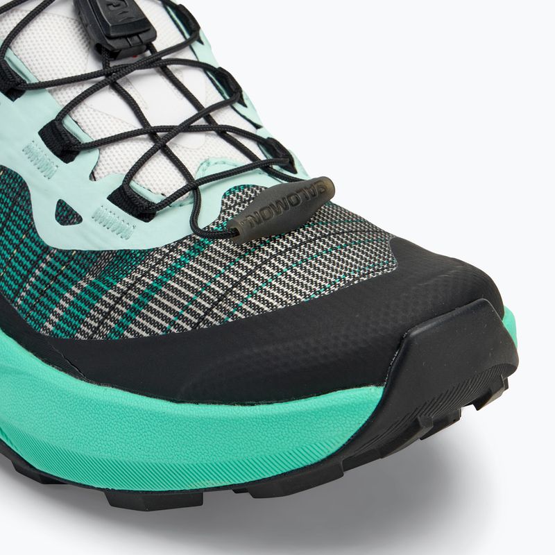 Salomon Genesis bay/electric green/cherry γυναικεία παπούτσια για τρέξιμο 7