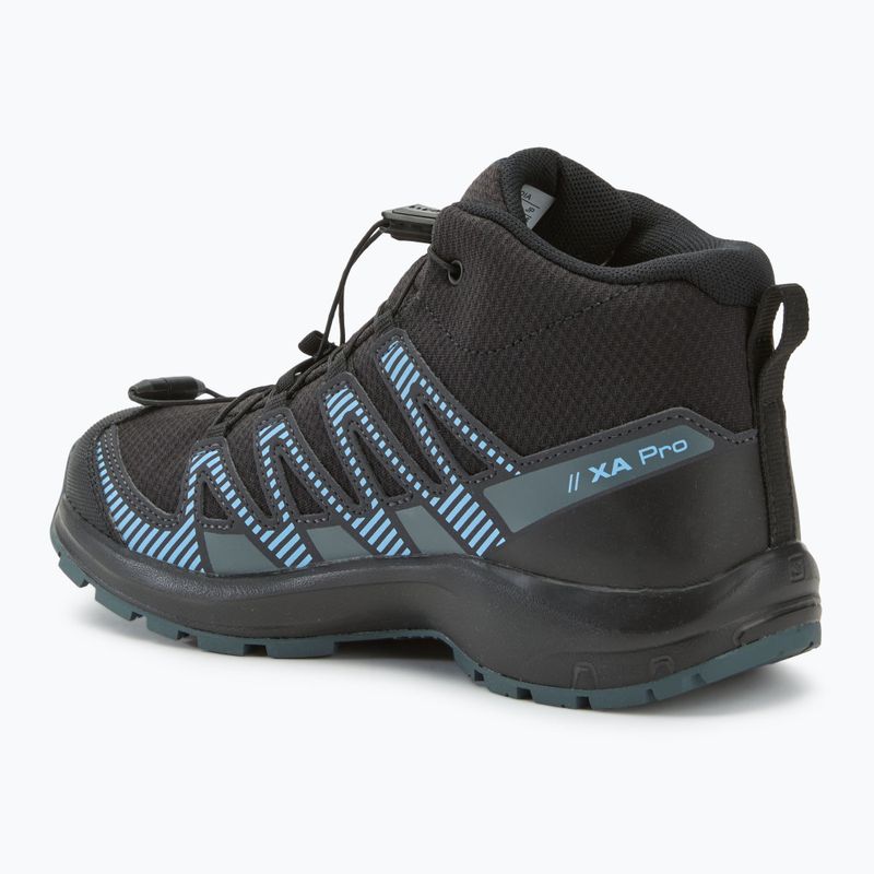 Παιδικά παπούτσια πεζοπορίας Salomon XA PRO V8 Mid WP black/neptune/alaskan blue 3