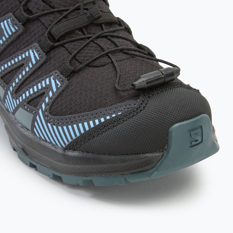 Παιδικά παπούτσια πεζοπορίας Salomon XA PRO V8 Mid WP black/neptune/alaskan blue 7