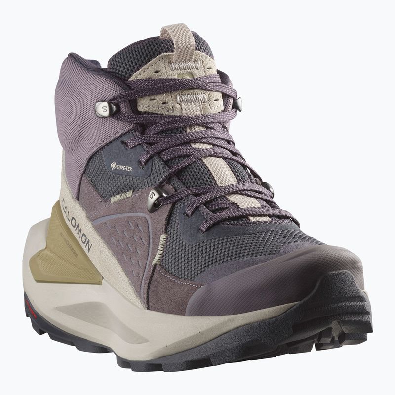 Γυναικεία παπούτσια πεζοπορίας Salomon Elixir Mid GTX nine iron/shark/silver cloud 8