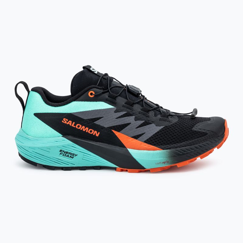 Ανδρικά αθλητικά παπούτσια τρεξίματος Salomon Sense Ride 5 black/bay/cherry tomato 2