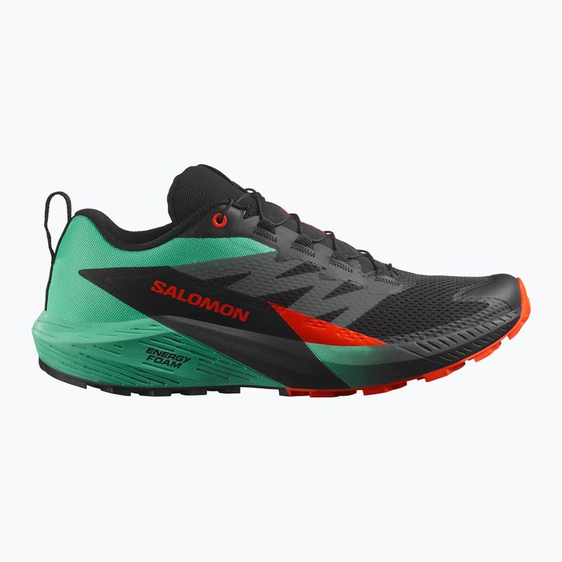 Ανδρικά αθλητικά παπούτσια τρεξίματος Salomon Sense Ride 5 black/bay/cherry tomato 9