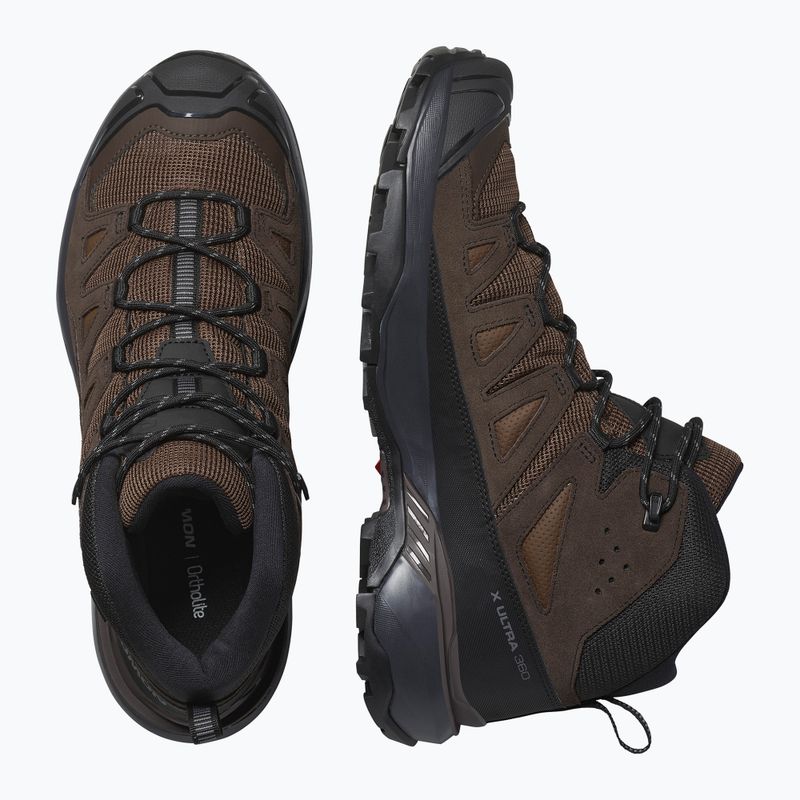 Ανδρικές μπότες πεζοπορίας Salomon X ULTRA 360 LTR MID GTX dark earth/delicioso/ castlerock 13