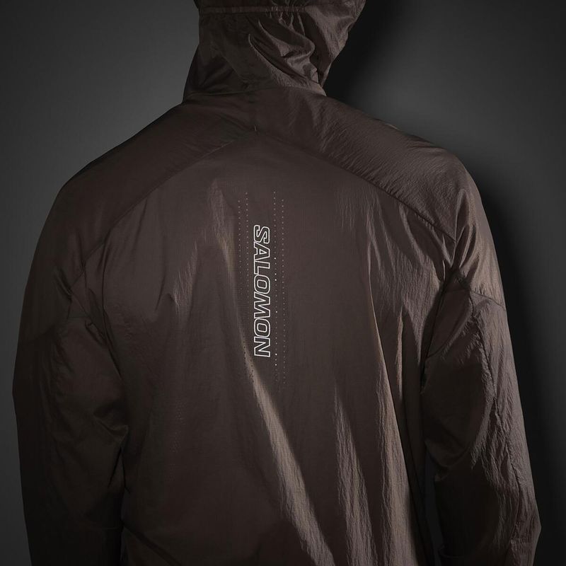 Ανδρικό μπουφάν Salomon Sense Aero Wind iron running jacket 8