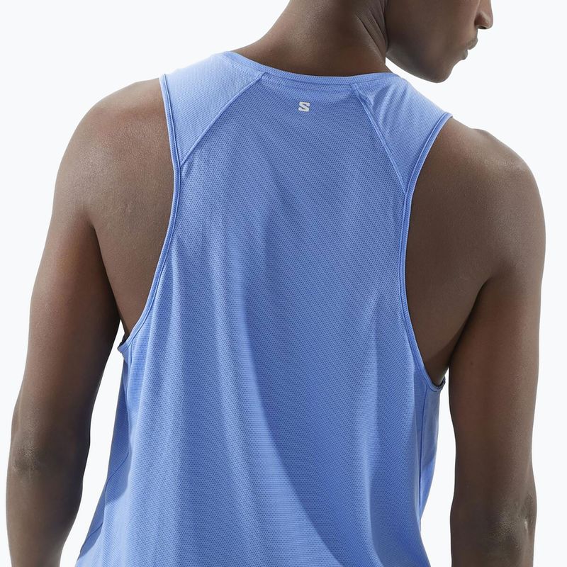 Ανδρικό Salomon Shakeout Core Tank running top ultramarine 3