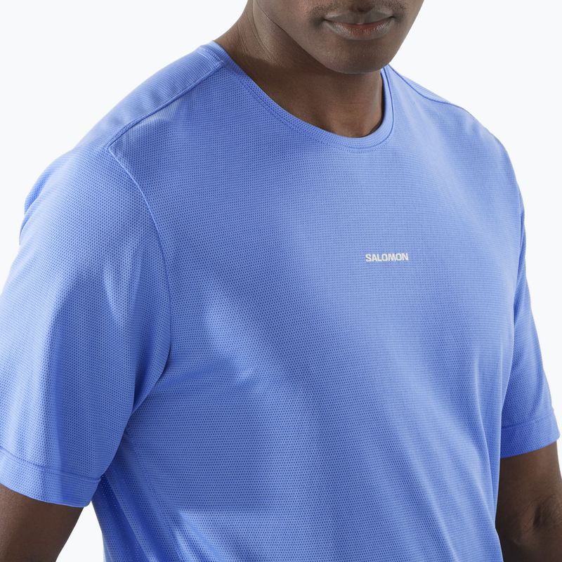 Ανδρική ανδρική μπλούζα Salomon SHKout Core ultramarine running shirt 3