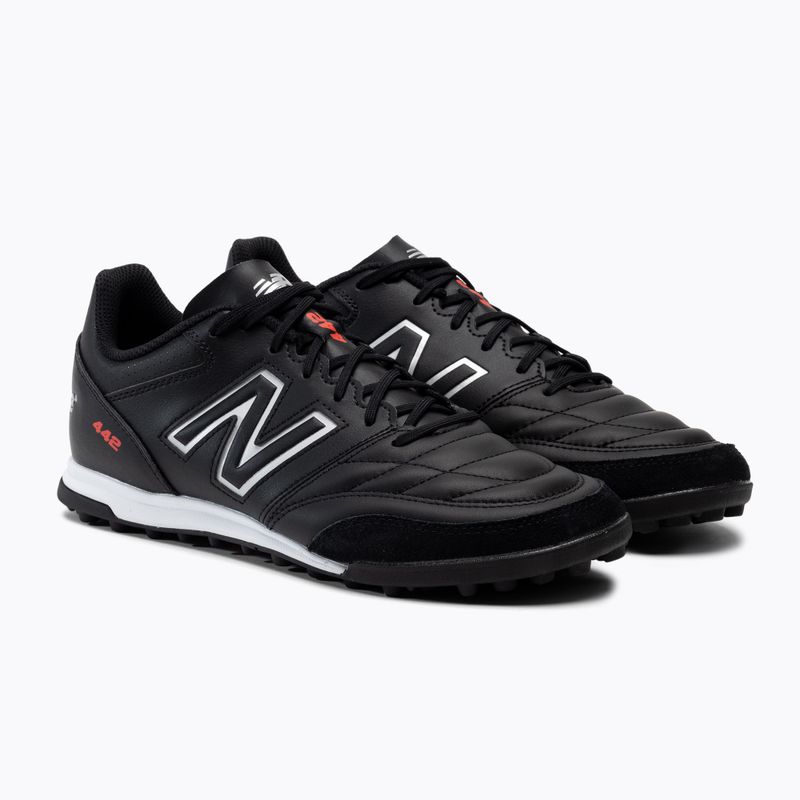 New Balance 442 V2 Team TF ανδρικά ποδοσφαιρικά παπούτσια μαύρα MS42TBK2.D.070 4