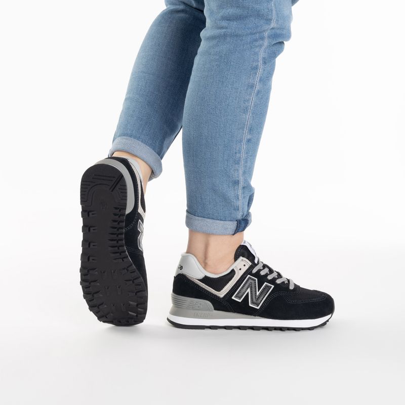 New Balance γυναικεία παπούτσια WL574 μαύρο 2