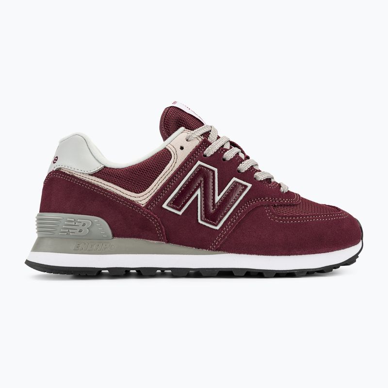 New Balance ML574 μπορντό ανδρικά παπούτσια 2