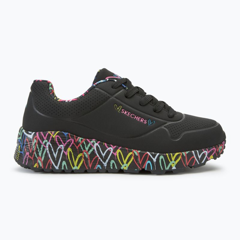 Παιδικά παπούτσια SKECHERS Uno Lite Lovely Luv black/multicolor 2