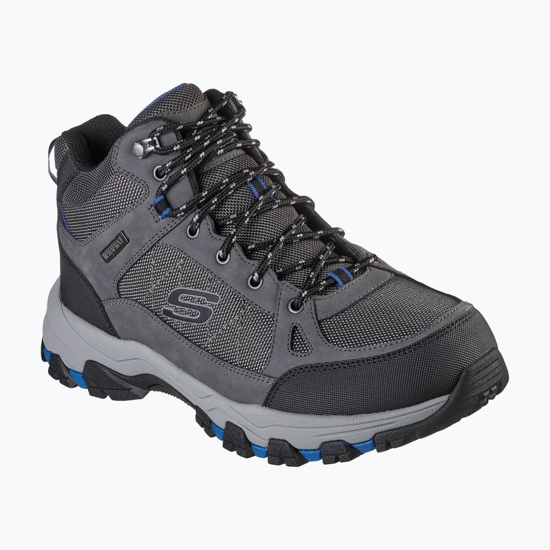 SKECHERS Selmen Melano γκρι ανδρικά παπούτσια πεζοπορίας 7