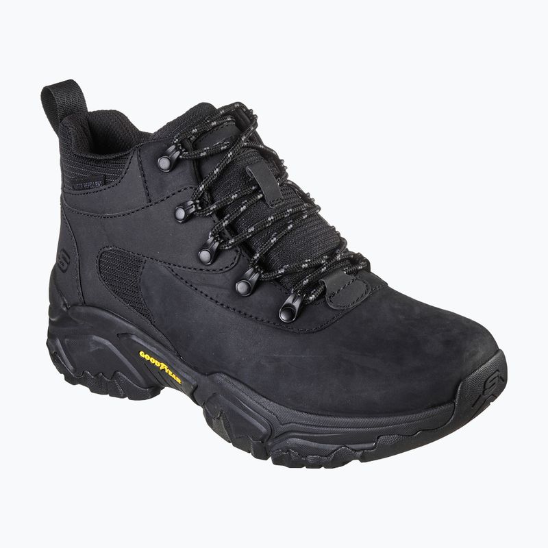 Ανδρικές μπότες πεζοπορίας SKECHERS Terraform Renfrom μαύρο 7