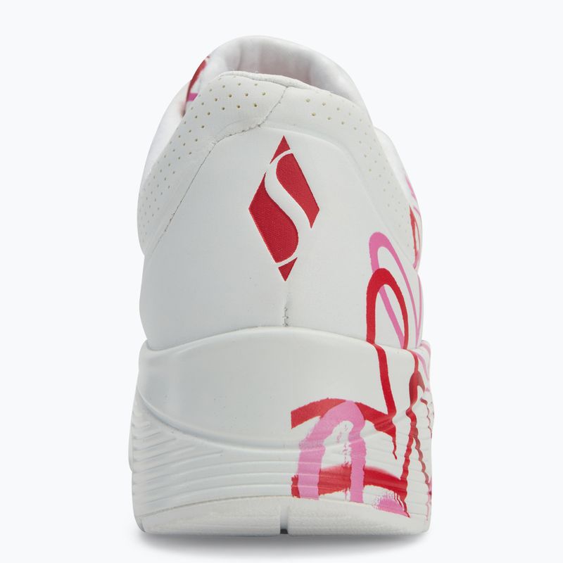 Γυναικεία παπούτσια SKECHERS JGoldcrown Uno Spread The Love white/red/pink 6