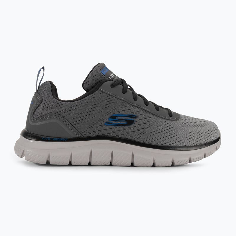 SKECHERS Track Ripkent ανδρικά παπούτσια προπόνησης ανθρακί/γκρι 2