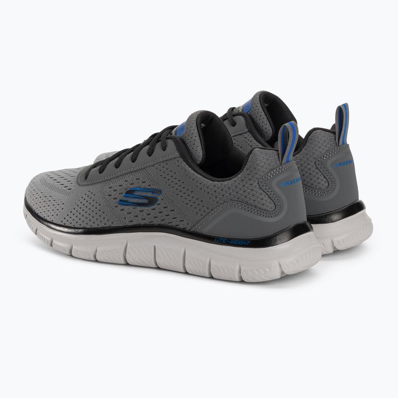 SKECHERS Track Ripkent ανδρικά παπούτσια προπόνησης ανθρακί/γκρι 3