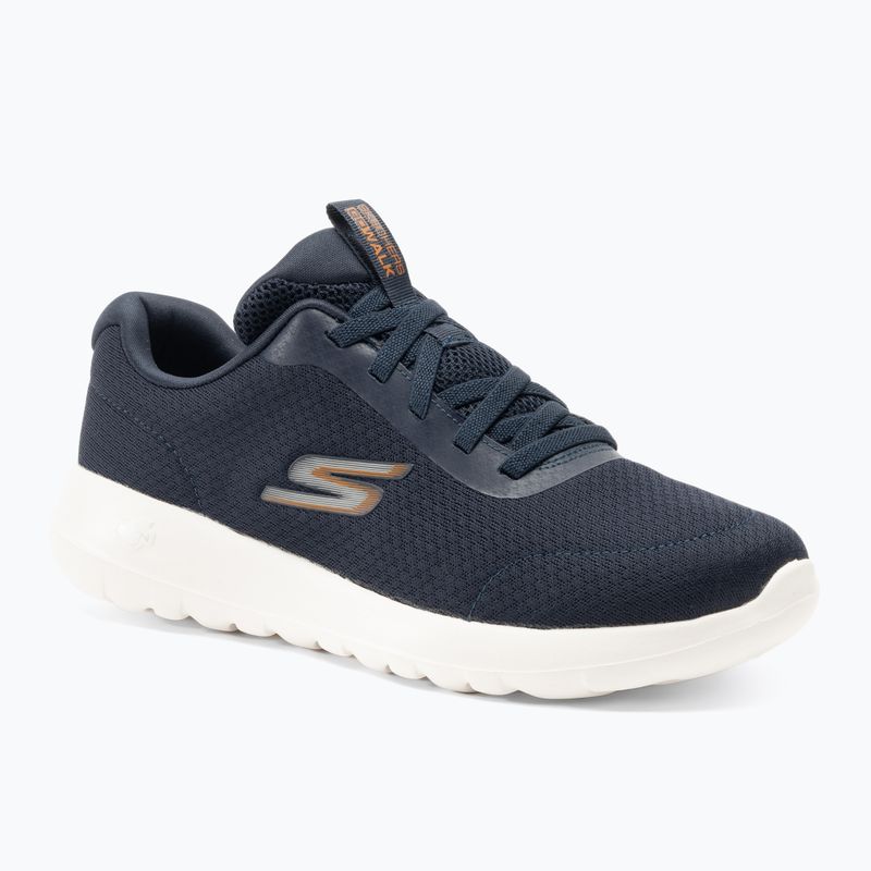 Ανδρικά παπούτσια SKECHERS Go Walk Max Midshore navy/λευκό/πορτοκαλί