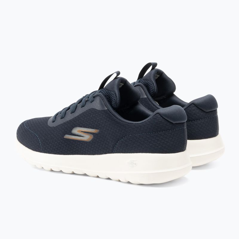 Ανδρικά παπούτσια SKECHERS Go Walk Max Midshore navy/λευκό/πορτοκαλί 3