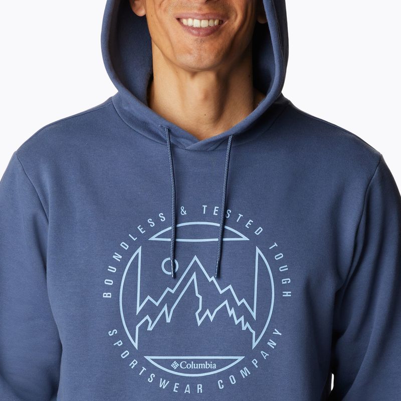 Columbia CSC Graphic Hoodie ανδρικό trekking φούτερ μπλε 2040621 5