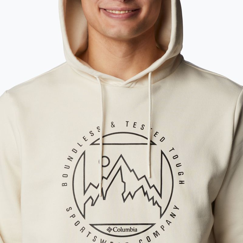 Columbia CSC Graphic Hoodie ανδρικό trekking φούτερ μπεζ 2040621 5