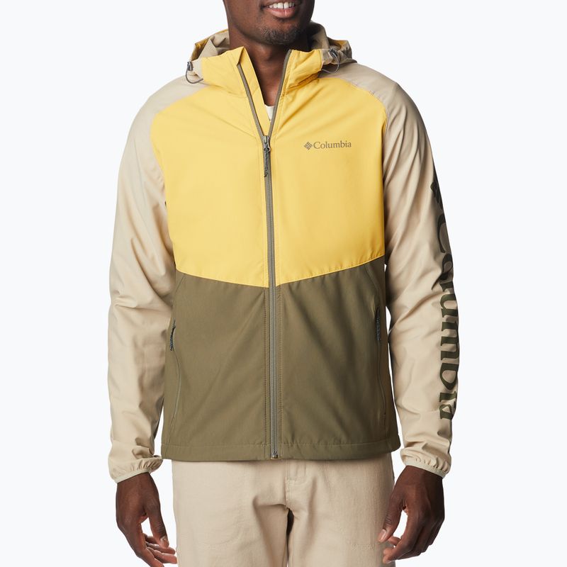 Columbia Panther Creek ανδρικό softshell μπουφάν πράσινο-κίτρινο 1840711397