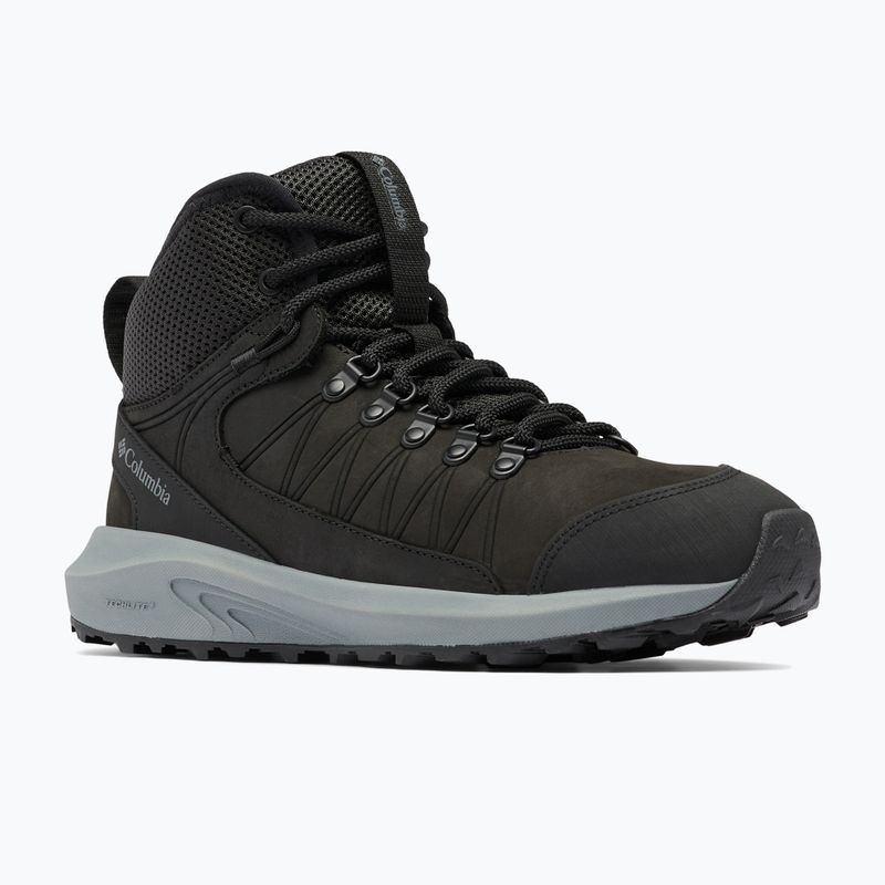 Γυναικείες μπότες πεζοπορίας Columbia Trailstorm Crest Mid WP black/ti grey steel 7