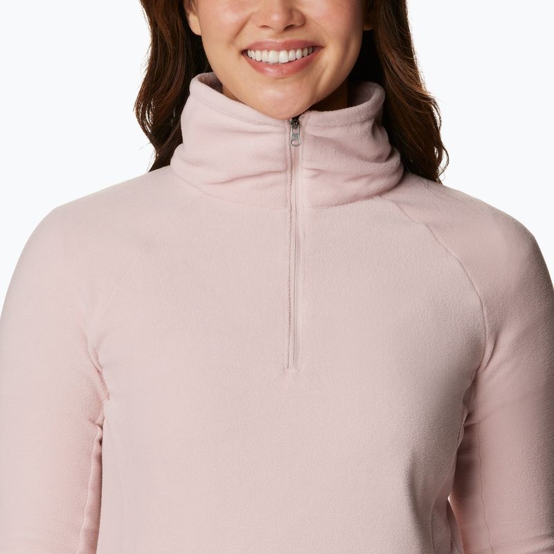 Γυναικείο φούτερ για πεζοπορία Columbia Glacial IV 1/2 Zip dusty pink 5