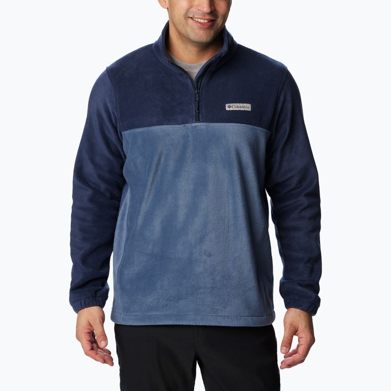 Ανδρικό Columbia Steens Mountain Half Zip φούτερ ollegiate navy / dark mountain