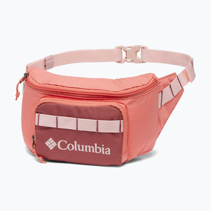 Columbia Zigzag Hip Pack σακούλα νεφρών ξεθωριασμένο ροδάκινο / παντζάρι