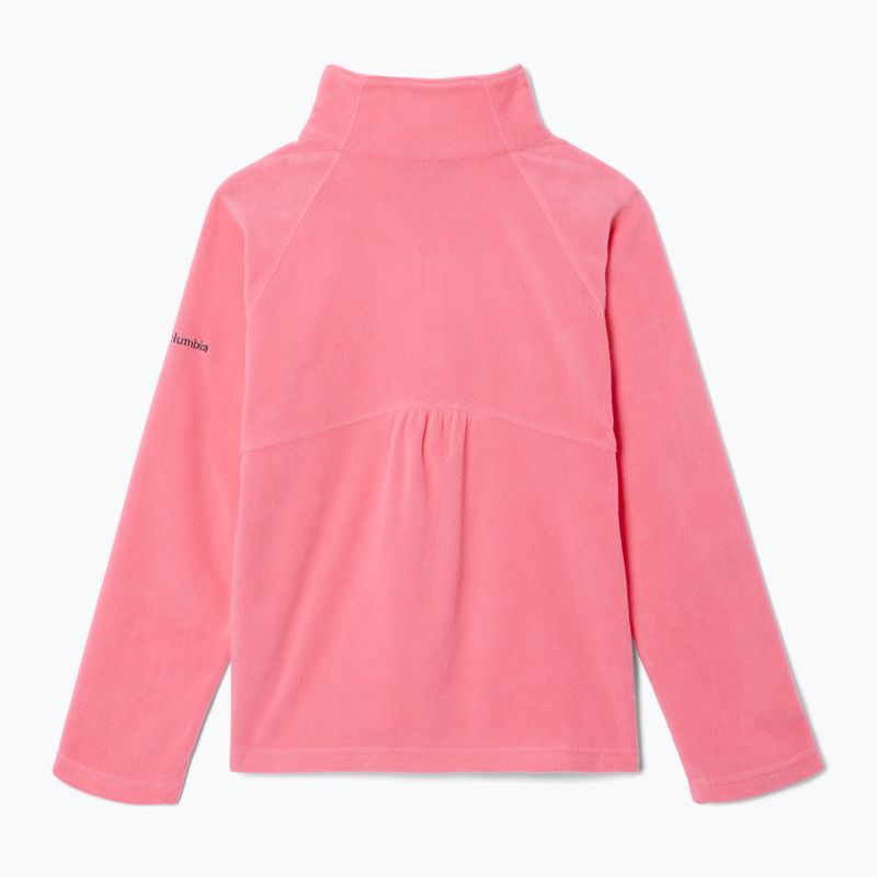 Columbia Glacial Fleece camellia rose παιδικό φούτερ για πεζοπορία 2