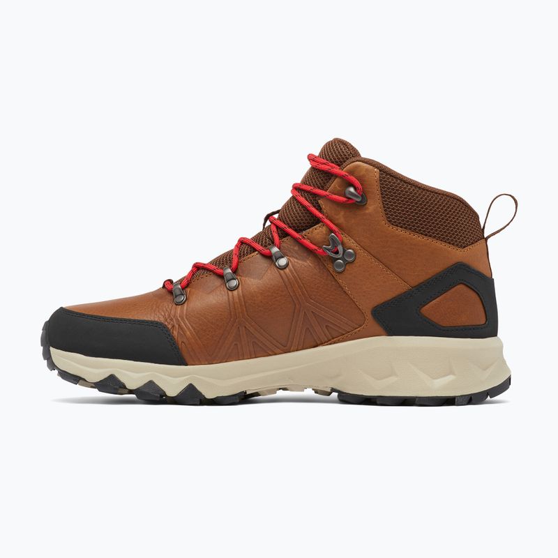 Columbia Peakfreak II Mid Outdry Leather Elk/μαύρες ανδρικές μπότες πεζοπορίας 3