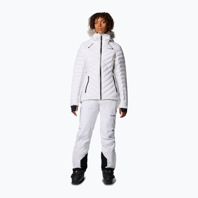 Γυναικείο παντελόνι σκι Columbia Cirque Bowl Insulated white 2